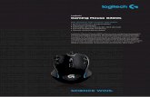 20161-2 G300S Optical Gaming Mouse Datasheet...Gaming Mouse G300s Especiﬁ caciones de paquete Contenido de la caja • Mouse • Documentación del usuario • 2 años de garantía