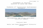 Tarbela Fith Extension Project - World Bank · Web view2016/03/03  · The current (2015-2016) generating capability of Pakistan is 18,760MW in summer and 14,833 MW in winter, whereas