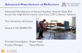 Advanced Manufacture of Reflectors - Energy.gov€¦ · This presentation was delivered at the SunShot Concentrating Solar Power \(CSP\) Program Review 2013, held April 23 25, 2013