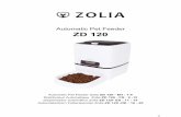 ZD 120 - Zoomalia.com ZD120 (2).pdf · Adaptateur 5 V CC 1 A avec cordon d’alimentation de 3 m de long. Instructions d’assemblage et d’utilisation : 1. Assemblez le réservoir.