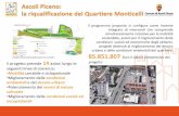 Ascoli Piceno: la riqualificazione del Quartiere Monticelli · immediatamente prossima al Centro Urbano, composti da ... esperienze delle periferie con le principali polarità del