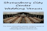 Shrewsbury City Center Wedding VenuesBook your florist Arrange transportation 4-5 months 9-12+ months before 8 months Hire your photographer and videographer Book your band or DJ Meet
