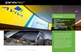 Aviva - CMS AudioVisual · PROJECT VALUE £3M PROJECT LENGTH NINE MONTHS CONSULTANT CMS CONSULTANTS FIT-OUT CONTRACTOR COMO INTRODUCTION Our client is a British multinational insurance