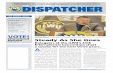 Published by the International Longshore and Warehouse ...archive.ilwu.org/wp-content/uploads/2015/04/DispatcherJULYAUGlor… · Dave Pritchett, Longshore Local 500 CoRRECTIoN Randy