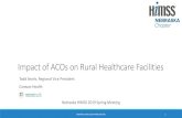 Impact of ACOs on Rural Healthcare Facilitiesnebraska.himsschapter.org/sites/himsschapter/files/ChapterContent... · 2024. 2026. 2028. 2030. 2032. 2034. 2036. MEDICARE PAYMENT PER