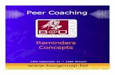 Peer Coaching Reminders Concepts NL - BAO-Group Coaching Reminders Concepts NL_.pdfLogische Niveaus Geïnspireerd door G. Bateson, R. Dilts Corporate Coaching & Learning - Team Coaching