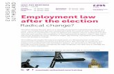 Employment law after the election - Eversheds Sutherland€¦ · The 2017 General Election gave us a minority Government overwhelmed by Brexit. As a ... Birmingham January 2020 Leeds