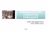 HIDRÁULICA DE CONDUTOS FORÇADOS - USP€¦ · Sistemas Elevatórios ou de recalque Hidráulica dos sistemas de recalque Definição (5.1) Altura total de elevação e Altura manométrica