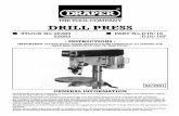 36389|52062 D16|16 bkt - Draper Tools · D16/16 36389 16mm ( ... 19. NEVER STAND ON TOOL Serious injury could occur if the tool is tipped or if the cutting tool is accidentally contacted.Do