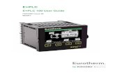 E+PLC - Eurotherm · Safety Information E+PLC 100 2 HA032001 Issue 09 Safety Notes 1. This instrument is intended for industrial control applications within the requirements of the