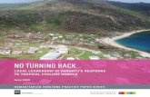 NO TURNING BACK - Humanitarian Advisory Group · 2020-06-11 · NO TURNING BACK LOCAL LEADERSHIP IN VANUATU'S RESPONSE TO TROPICAL CYCLONE HAROLD June 2020 VANGO Vanuatu Association