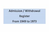 Admission / Withdrawal Register From 1949 to 1973 to 1973.pdf · pres.conovent, peshawar military vi sc 5.12.58 sc ii failed 1958 s.c. failed (copied) 1.3.48 28 aftab suheil ahmed