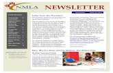 Sept/Oct 2014 Volume 44, Issue 5 · NMLA Membership 9 NMLA Officers 10 Sept/Oct 2014 Volume 44, Issue 5 Hi everyone! Hope you all are well! Fall is coming up fast and I can smell