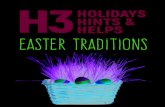 HOLIDAYS, HINTS, and HELPS Easter TraditionsFamily Easter Traditions from Around the World Hungarian Water Fight: In this country, people sprinkle water (or cologne/perfume, but let’s