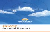 Your Business. Cleared for Takeoff. 2016/17 Annual Report · County EDO, with projects taking flight across the board, from infrastructure to workforce to recruitment.” ... high-profile