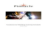 Fundamental Welding Training Schedulepinnacleweld.co.za/pluginAppObj_31_01/Pinnacle... · MMA welding equipment The equipments used for MMA welding consists of: •Power source (