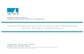 Joint Notice of 2017 Annual Meetings Joint Proxy Statements1.q4cdn.com/.../annual/2017-Proxy-Statement-Final.pdf · Meeting to Be Held on May 30, 2017 and Notice of Annual Meeting