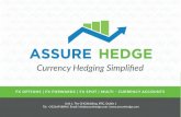 Currency Hedging Simplified - Temenos 9/30/2019 ¢  Foreign Exchange Hedging Assure Hedge democratises