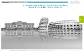 European Hospitality Report L’INDUSTRIE HOTELIERE EN ...hospitality-on.com/fileadmin/Etudes-Sectos/EHR/Cahier_demo_Italie_2014_FR.pdfEn 6 années, le PIB a reculé de près de 10%.