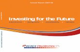 Investing for the Futurecorporate.iciciprulife.com/public/pdf/Investor-Relations/Investor Relations...plans (ULIPs) horizon to offer superior consumer experience. Our LifeStage series