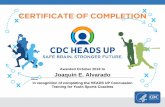 Certificate of Completion · Joaquin E. Alvarado. Awarded October 2018 to. sBVICES • O. Title: Certificate of Completion Created Date: 12/11/2017 10:41:12 AM ...