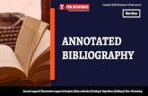 Annotated Bibliography - phdassistance.com