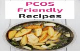 PCOS Friendly Recipes - Amazon S3 · PCOS Friendly Recipes. Breakfast Chocolate Power Smoothie - Serves 1 Ingredients: 1 x cup unsweetened almond milk 1 x tsp. chia seeds 1 x tbsp.