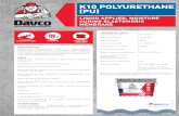 Davco K10 Polyurethane (PU)€¦ · GRS Primer prior to application. Davco K10 Polyurethane (PU) should be applied directly from the pail. Apply one coat of Davco K10 Polyurethane
