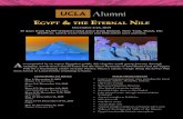 Egypt thE EtErnal nilE - University of California, Los Angeles...Egypt & the Eternal Nile, Continued: *Tentative Pricing: $4,597 air, land, and cruise inclusive from Boston, New York,
