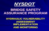 HYDRAULIC VULNERABILITY ASSESSMENT IMPLEMENTATION AND MONITORING · 2008-08-23 · BRIDGE SAFETY ASSURANCE PROGRAM HYDRAULIC VULNERABILITY ASSESSMENT IMPLEMENTATION AND MONITORING.