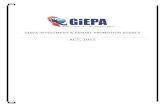 GIEPA INVESTMENT & EXPORT PROMOTION AGENCY Act 2015.pdf · The Gambia Investment and Export Promotion Agency 2015 15 PART 1- PRELIMINARY 1. Short title This Act may be cited as The