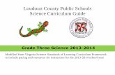 Loudoun County Public Schools Science Curriculum Guide · 2016-11-27 · Revolution – seasonal changes (effects of seasons on deciduous and coniferous forests) Simple phases of