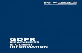 GDPR - IPG Mediabrands · 2020-07-22 · GDPR General Data Protection Regulation. Make sure you are compliant. — P 2 On 25 May 2018, the EU will put in place the General Data Protection