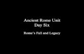 Ancient Rome Unit Day Six - PC\|MACimages.pcmac.org/.../Uploads/Forms/Ancient_Rome_Day_Six_2018a.… · Ancient Rome Unit Day Six Rome’s Fall and Legacy. Christianity Forms •Rome’s