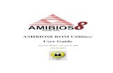 AMIBIOS8 ROM Utilities: User Guide - CORUS ROM … · American Megatrends may make improvements and/or revisions in the product(s) and/or the program(s) described in this publication