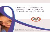 Domestic Violence Prevention, Policy & Coordinating Councilfairfaxdvcommunity.org/files/documents/DVPPCC... · awareness of domestic violence in our communities as well as equip our