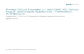 Pivotal Cloud Foundry on Dell EMC XC Series Hyper-Converged … · 2020-07-27 · Pivotal Cloud Foundry (PCF) is a commercial version of Cloud Foundry Platform as a Service (PaaS)