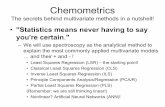 Multivariate Methods Nutshell [Read-Only]ww2.chemistry.gatech.edu/class/6282/janata/Multivariate... · 2003-11-26 · Chemometrics The secrets behind multivariate methods in a nutshell!