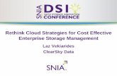 Rethink Cloud Strategies for Cost Effective Enterprise ... · PRESENTATION TITLE GOES HERE Rethink Cloud Strategies for Cost Effective Enterprise Storage Management Laz Vekiarides
