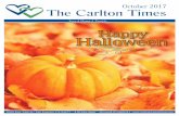 October 2017 The Carlton Timescarltonseniorliving.com/wp-content/uploads/2017/03/SL-AL.pdf · Wednesday, October 11, 2017 Sunday, October 15, 2017 9:30 Morning Stretch with Lorina
