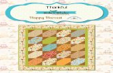 Thankful - Riley Blake Designs · ©2014 Riley Blake Designs FINISHED QUILT SIZE 50” x 59½” Finished Block Size 9½” x 9½” Measurements include ¼” seam allowance. Sew
