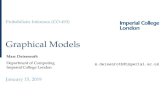 Graphical Models - Marc Deisenroth · Probabilistic Machine Learning ... Graphical Models Marc Deisenroth @Imperial College London, January 15, 2019 13. From Graphs to Joints x 1