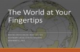 The World at Your Fingertips · The World at Your Fingertips MAKING ARCGIS ONLINE WORK FOR YOU. SECONDARY SOCIAL STUDIES TEACHERS. NOVEMBER 6, 2019. What is a Geographic Information