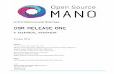 OSM RELEASE ONE - · PDF file ETSI OSM is an operator-led ETSI community that is delivering a production-quality open ... stack aligned with ETSI NFV Information Models and that meets