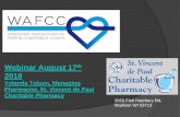 PowerPoint Presentation · collaboration and outreach critical ⦿The SVdP –TCFC collaboration exists to address local health disparities via provision of free medications to those