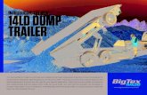 14LD DUMP TRAILER€¦ · 14ld |low profile dump trailer strength & versatility 5-amp onboard battery charger formed i-beam frame and tongue gvwr: 14,000# empty weight: 3,555# length: