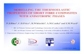 MODELLING THE THERMOELASTIC PROPERTIES OF SHORT … · 2016-11-16 · MODELLING THE THERMOELASTIC PROPERTIES OF SHORT FIBRE COMPOSITES WITH ANISOTROPIC PHASES P.J.Hine*, C.D.Price*,