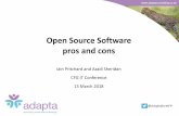 Open Source Software pros and cons - Adapta Consulting · • Drupal, joomla, wordpress, umbracco, Django • Audacity for podcasting • 7zip for zipping (with a password) • Filezilla