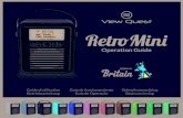 Operation Guide - media.s-bol.com · GB Retro Mini Operation Guide GB 3 Retro Mini Operation Guide 2 Welcome To View Quest View Quest is a unique British brand inspired by the fusion