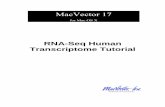 MacVector 17 - Human... · 2019-08-29 · RNA-Seq data to illustrate the basic concept – see RNA-Seq Expression Analysis Tutorial.pdf. This tutorial extends the concept to show